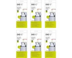 EKO - Afvalzakken 25-35 ltr (E) (6x12 stuks) - - wit - Afvalzak