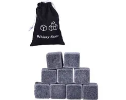 Whisky Stones Glaçons Réutilisables - Whisky Stones Réutilisables - 9 Pièces