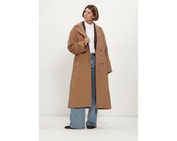 Beaumont Mariah Long Coat Jassen Dames - Winterjas - Camel - Maat 36
