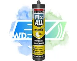 Soudal Fix All Turbo Kit de collage Komo 290 ml Multikit