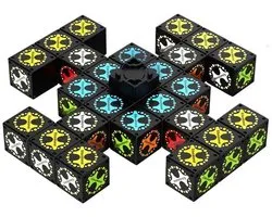 Fidget Spinner Magnétique Flero | Cube Puzzle Transformable à 16 Blocs & Infinity Cube | Jouet Sensoriel Fidget pour Enfants à partir de 6 Ans & Adultes | Jouet Anti-Stress & de Concentration | Cadeau Créatif STEM pour Garçons & Filles