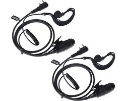 HYS Wireless Headset G-Shape with Microphone Security Headphones Compatible with Baofeng UV-5R BF-888S, Quansheng - ShopVlot