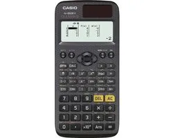 Casio FX-85DEX - Schoolrekenmachine - 12-cijferig display - Zonne- en batterijvoeding - Zwart