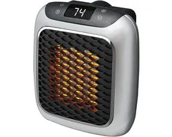 Mini-heteluchtventilator, kleine huisverwarming, aan de muur gemonteerde slaapzaalverwarming, goddelijke keramische artefactverwarming, elektrische heteluchtventilator
