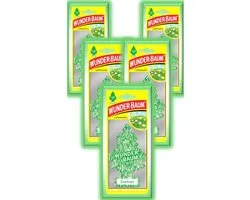 Wunderbaum Geurhanger Everfresh – 5 stuks + Cadeaupen of Potlood