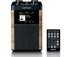 Lenco Draagbare DAB FM Radio - Bluetooth - 10W Speaker - 14 uur accu speeltijd - Lenco Expertise lijn - PDR-060WD - Zwart