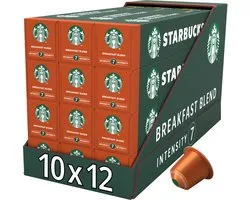 Starbucks by Nespresso capsules Breakfast Blend - 10 koffiecups x 12 doosjes