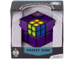Recent Toys Rainbow Pocket Cube – Kubus in Kubus Draaipuzzel – 2x2 Breinbreker met 3x3 Uitdaging – 1 Speler