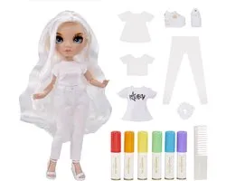 Rainbow High Color & Create Fashion Doll- Character 1 (blue eyes), Poupée mannequin, Femelle, 6 an(s), Fille, 500 g, Multicolore
