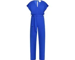 SISTERS POINT Girl-ju.v - Dames Jumpsuit - Bright Cobalt - Maat L