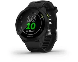 Garmin Forerunner 55 - Montre de sport avec tracker GPS - adaptée à la course à pied - Entraînez-vous avec Garmin Coach - Noir