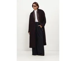 Beaumont Mariah Long Coat Jassen Dames - Winterjas - Bruin - Maat 40