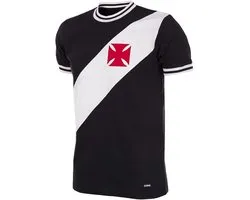 COPA - Vasco da Gama 1970 Retro Voetbalshirt - Heren - Zwart - M