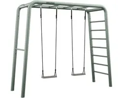 PlayBase Medium Green + Swing set, met 2 schommels