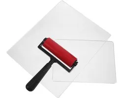 Gereedschap Schilderrollen Rubberen Roller Voor Kunstambacht Drukwerk Rubber Baren Tool Accessoires Voor Drukwerkprojecten Schilderbord Kopiëren