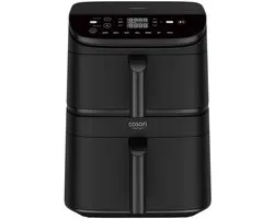 Cosori TurboTower – Dubbele Airfryer XXL – 10.8L – 2 Manden Apart Instelbaar – 7 Programma’s