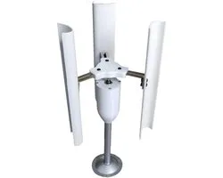 Verticale Windturbine - Windmolen Generator - Energie Opwekken - Stil en Efficiënt - 30W 12V - Wit
