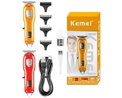 Kemei KM-026 Mini tondeuse électrique sans fil pour salon de coiffure