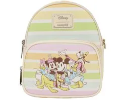 Disney by Loungefly Crossbody Bag Mickey and Friends Rainbow Stribes
