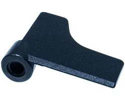 vhbw Deeghaak compatibel met Panasonic SD2500, SD2501, SD206, SD-2500WXE, SD250 Broodbakmachine - Menghaak, 6,7 x 5 cm, Aluminiumlegering Zwart