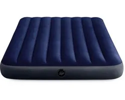 Matelas gonflable en duvet intégral Intex - 2 personnes - 191x137x22 cm