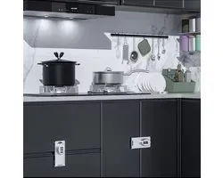Serrure à code pour armoire – Protection enfant – Vis incluses – Système coulissant – H1.2