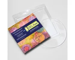 Gel Press Printing plaat - cirkel 20.3 centimeter