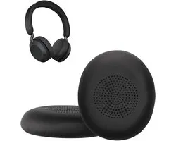 kwmobile 2x oorkussens geschikt voor Jabra Jabra Elite 45h / Evolve2 65 / Evolve2 40 - Earpads voor koptelefoon in zwart