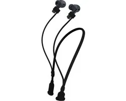 kwmobile Tour de cou en silicone pour Samsung Galaxy Buds 3 FE / Galaxy Buds 3 3 Pro Support pour le jogging - Bande pour écouteurs intra-auriculaires - Accessoire pour casque - noir
