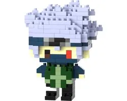 Kakashi Hatake - Naruto - Nano Blocks - Bouwset – 214 Stukjes DIY Mini Bouwstenen - Blokken - Speelgoed - BRICKY