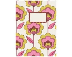 HappyBook - Planner - Retro - A4 - Weekplanner - Retro Patroon - Geel - Roze - Business Planner - Lifestyle Planner - Zakelijke Planner - Healthy planner - Effectiviteit - Doelen behalen - Doelen stellen
