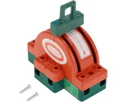 2 Stuks Dubbele Werpmes Schakelaar 32A AC 220V Veiligheidsisolator