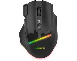 Xssive GMS01 Gaming Muis met Rapid Fire Knop - RGB - 7000 DPI