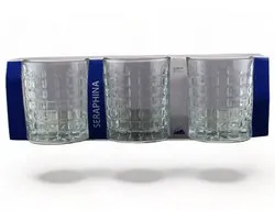 Weissberg Seraphina– Drinkglas – Whisky Glas – Set van 3 stuks – 300ml