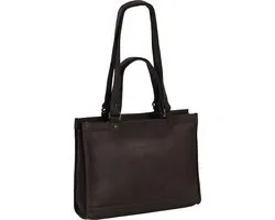 The Chesterfield Brand Cow Waxed Shopper Lille Brown