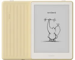 BOOX Go 6 (Gen II) - 6'' e-Reader – Geel - 300 PPI ePaper, Android, Google Play Store, 3 GB RAM, 32 GB opslag, microSD, verstelbare frontverlichting, InkSense Plus-compatibel