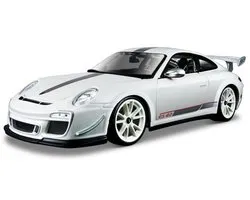 Bburago Porsche 911 - Modelauto - Schaal 1:18 - Wit