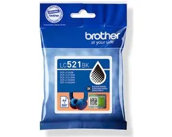 Brother LC521BK inktcartridge 1 stuk(s) Origineel Zwart