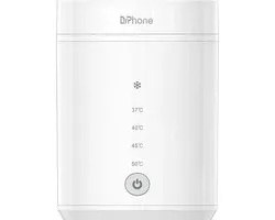 DrPhone WarmWave – Chauffe-biberon compact – Quatre réglages de température (37°C, 40°C, 45°C, 50°C) – Fonction maintien au chaud – Batterie 4400mAh – Chauffe-biberon – Sans fil – Sans BPA