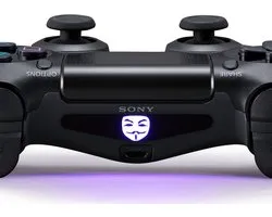 Lightbar sticker voor PlayStation 4 – PS4 controller light bar skin - Anonymous – lightbar sticker - stuks