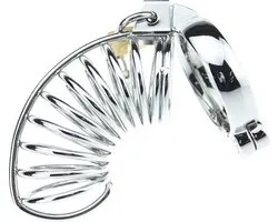 Chastity Cage Device 8 cage de chasteté en acier inoxydable Prolink Novelties®