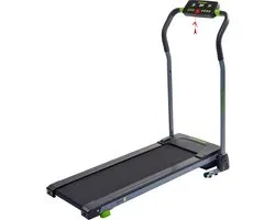 Tunturi Cardio Fit T5 Loopband - Hardloopband - Wandelband- 16 trainingsprogramma's - Inklapbaar - Walking pad - Compact - 1.0 tot 10 km/u