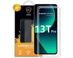 3-Pack MobyDefend Screenprotectors - Geschikt voor Xiaomi 13T Pro - Case-Friendly Screensavers - Gehard Glas