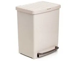 Tatay Ecohome Prullenbak Voor Recycling Met Pedaal Beige