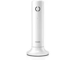 Philips Telefoon Linea M4501W/01 Single - Huistelefoon met 1,6 Inch Display - DECT Telefoon - Vaste Telefoon met 16 uur Spreektijd – Huis Telefoon met 180 Uur Standby - Wit