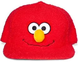 Sesame Street Elmo Cap rood one size Polyester - Fan merch, TV-series