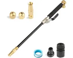 Hydro Jet Deep Pressure Washer with Brass Garden Hose End, 2 D¨¹ for Cleaning Windows at Home, Outdoor, Car Wash - ShopVlot