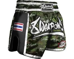 8 WEAPONS Muay Thai Shorts Super Mesh Camo