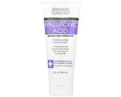Advanced Clinicals Hyaluronic Acid Serum – Instant Skin Hydrator – Intens Hydraterend Gezichtsserum – 59 ml