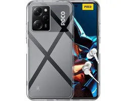 Coque arrière flexible en silicone transparente Convient pour : Xiaomi Redmi Note 12 Pro 5G / Xiaomi Poco X5